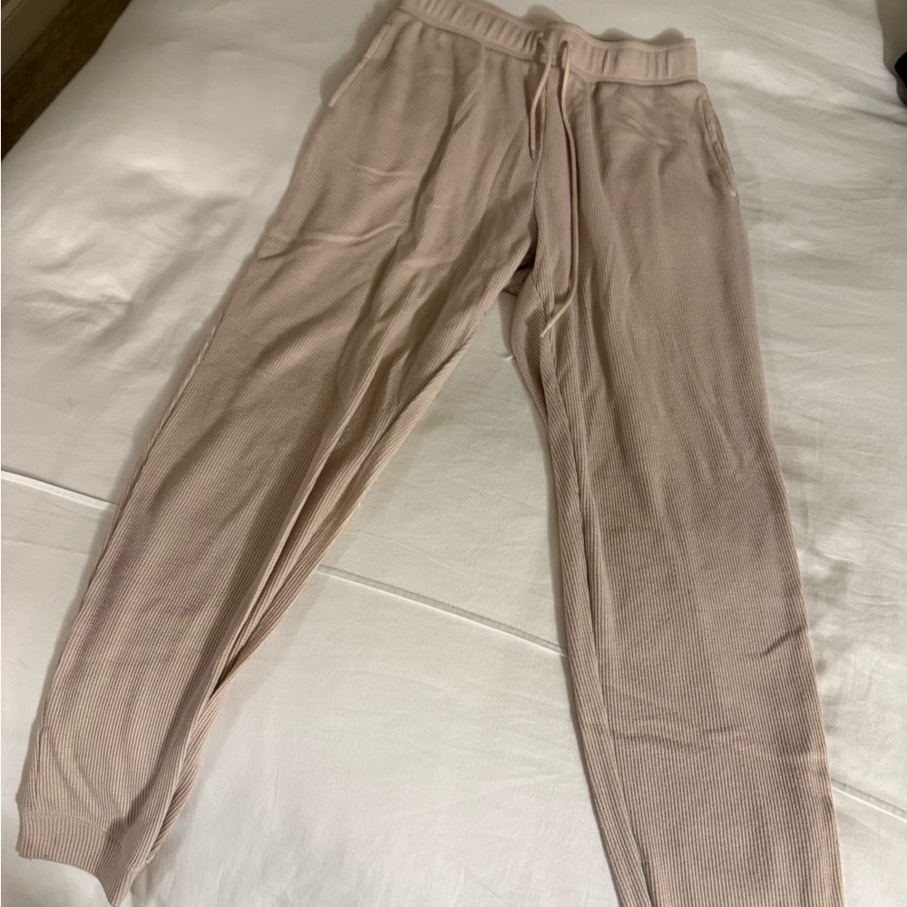 Victoria’s Secret PINK Tan Sleep Pants (Small)